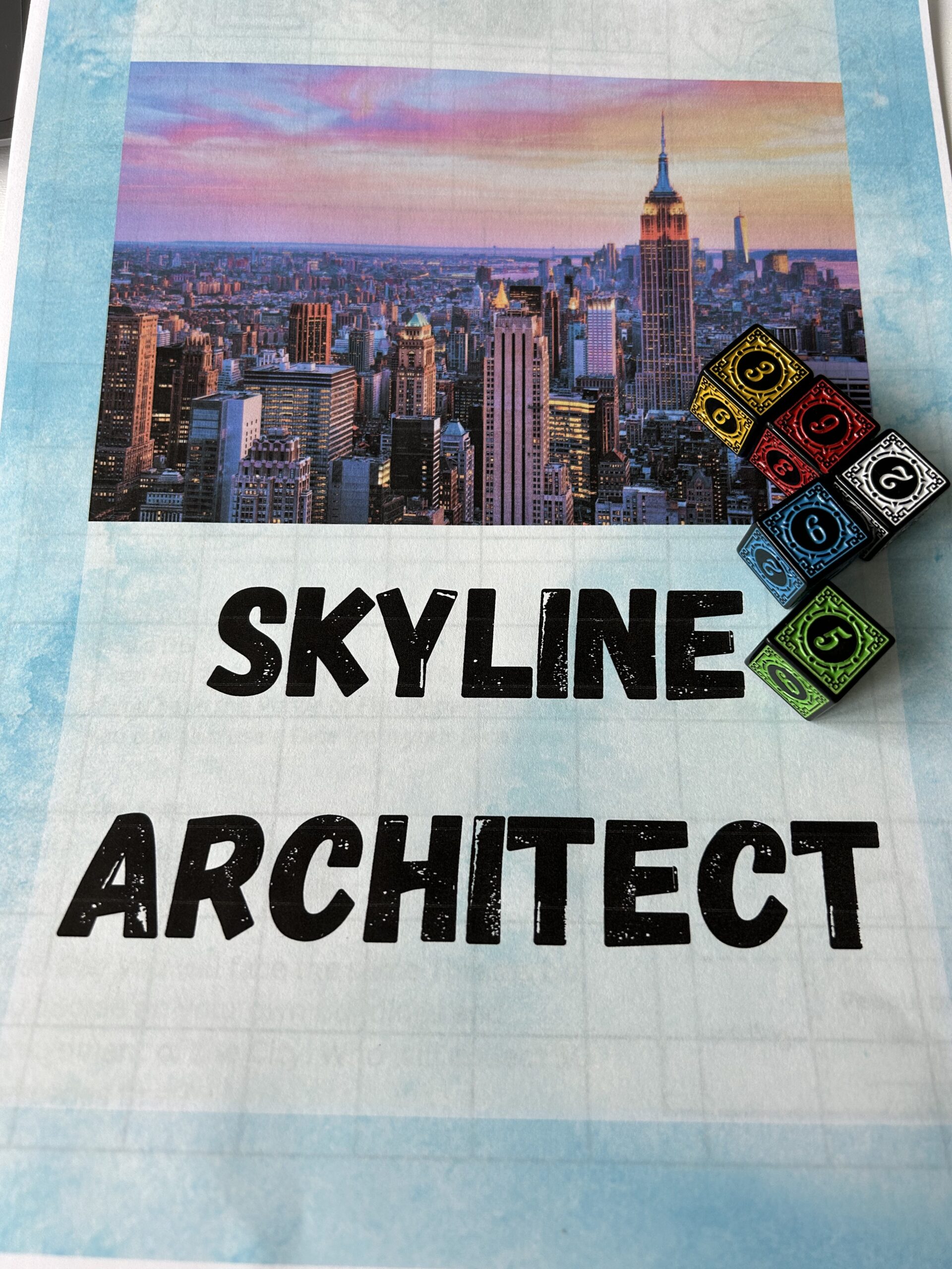 Let’s Play a City building Dice game – Skyline Architect – First Week